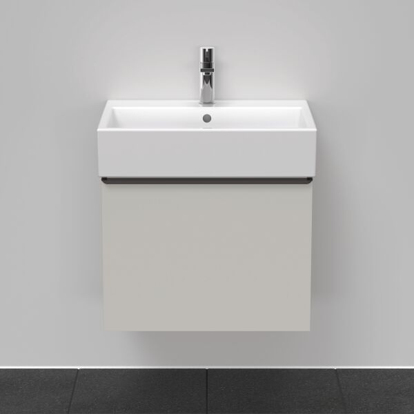 Armadio sottolavabo Duravit D-Neo grigio cemento opaco image number 2