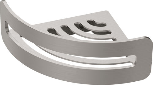 Portasapone a cestino Bodenschatz Adesio ad angolo Nickel brushed