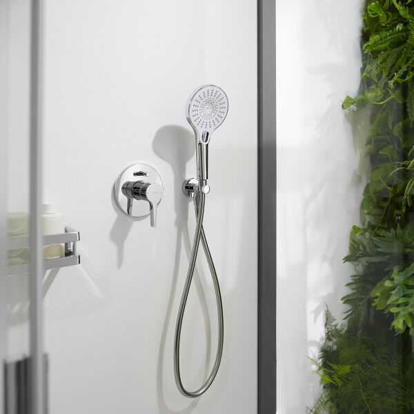 Douche à main Alterna showerline white Chromé image number 2