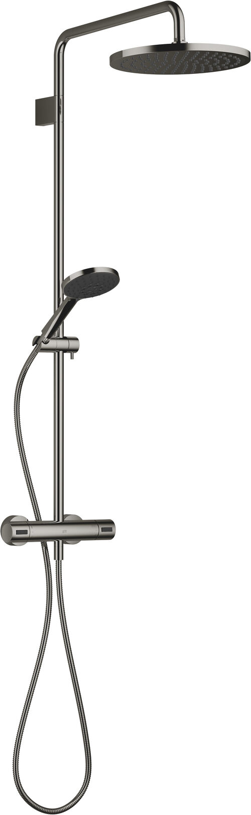 Shower Pipe Dornbracht mit Brausethermostat Dark chrome