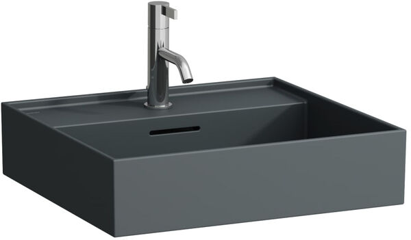 Auflegewaschtisch Laufen Kartell 50 x 46 cm Graphit matt image number 0