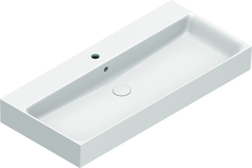 Auflegewaschtisch Alterna elena 100 x 47 cm Weiss Cleaneffekt