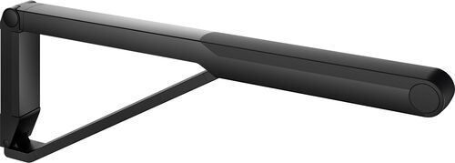 St&uuml;tzklappgriff Keuco Collection Axess Schwarz matt Griffpad schwarz