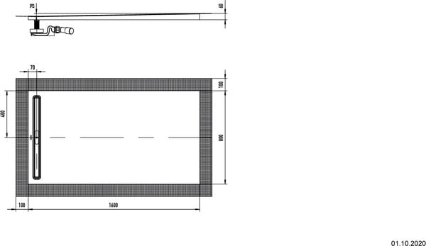 Surface de douche Kaldewei NEXSYS Blanc image number 1