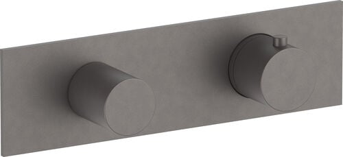 Bade- und Duschmischer Endmontageset Fantini Myo Matt gun metall PVD