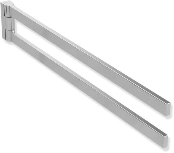 Handtuchhalter Hewi 900Q, Edelstahl, 2 Schwenkarme, A 446 mm, H&ouml;he 72 mm image number 0