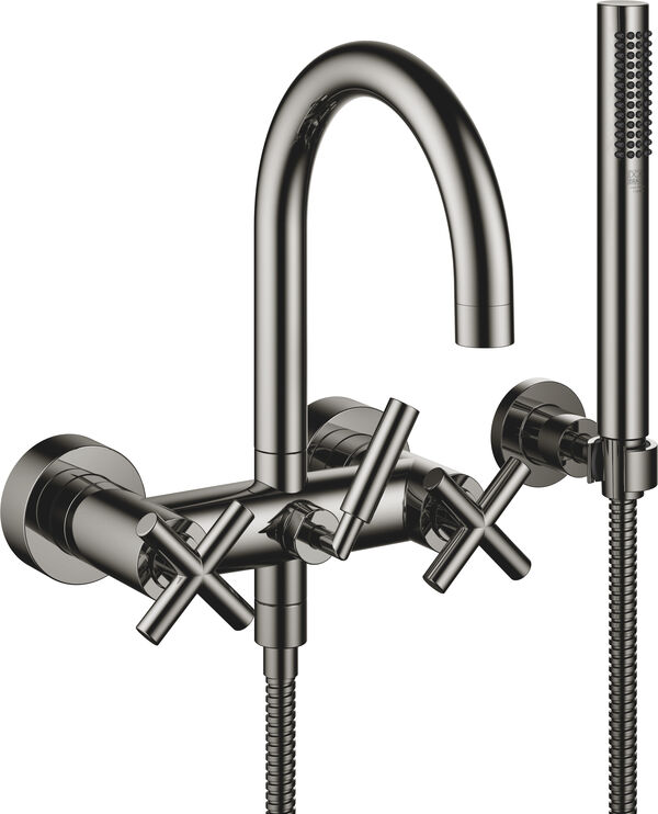 Batteria da bagno Dornbracht Tara. ½, con impugnature a croce, distanza 135 - 165 mm, s 240 mm, image number 0