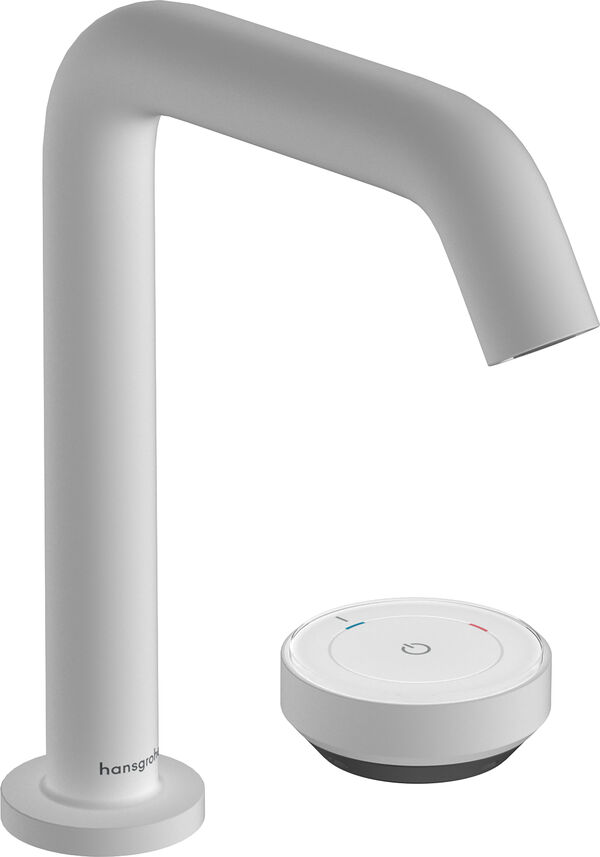 Zweilochbatterie Hansgrohe Tecturis S Weiss matt image number 0