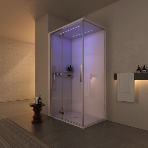 Dampfdusche Ronal Skyfall Shower Silber hochglanz image number 1