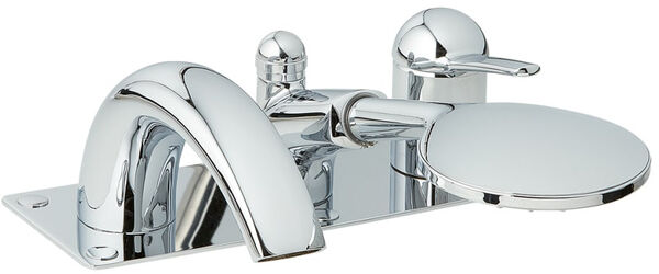 Garniture de remplissage Laufen Milor 3-trous Chromeline image number 0