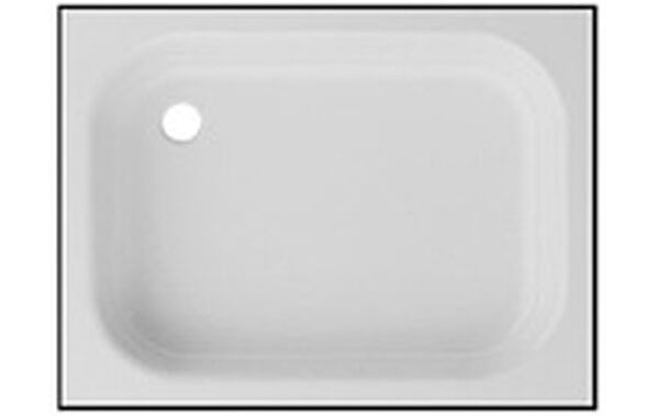 Duschenwanne Schmidlin Zargen 90 x 75 x 15 cm weiss Cleaneffekt image number 0