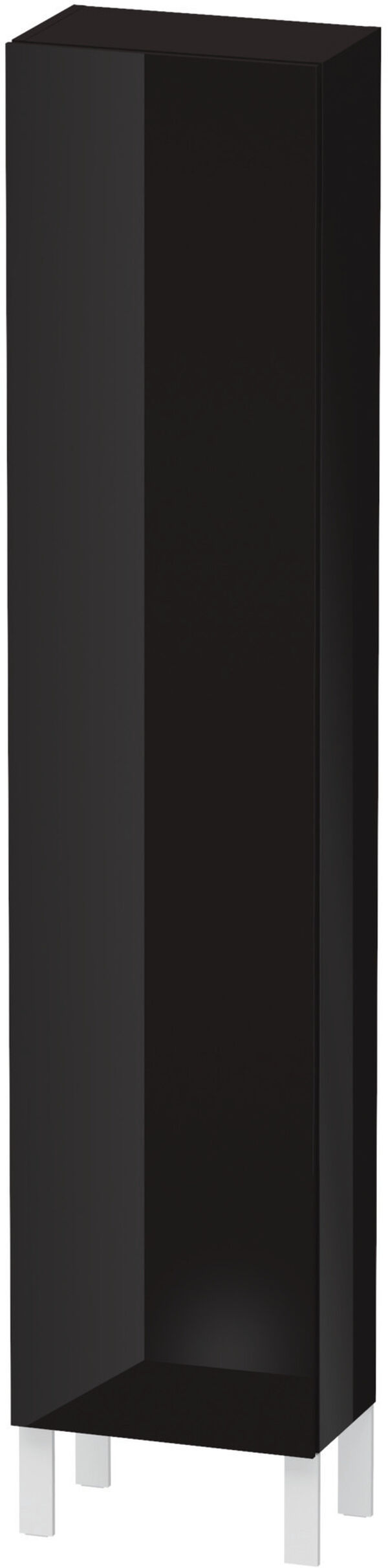 Armoire haute L-Cube Noir brillant image number 0