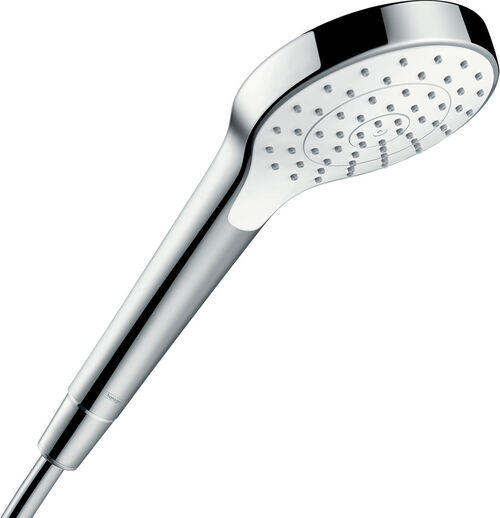 Douche &agrave; main Hansgrohe Croma Select S 1-Jet Chrom&eacute;-blanc