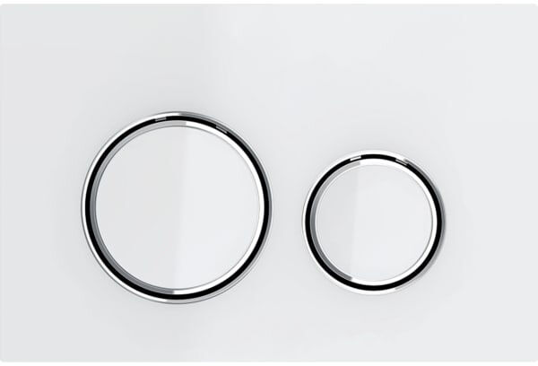 Betätigungsplatte Geberit Sigma50 round weiss image number 0
