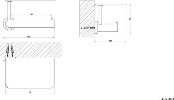 Papierhalter Emporio weiss cn image number 1