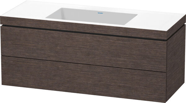 Combinazione lavabo Duravit Vero Air, in legno impiallacciato, larghezza 120 cm, altezza 50 cm, image number 0