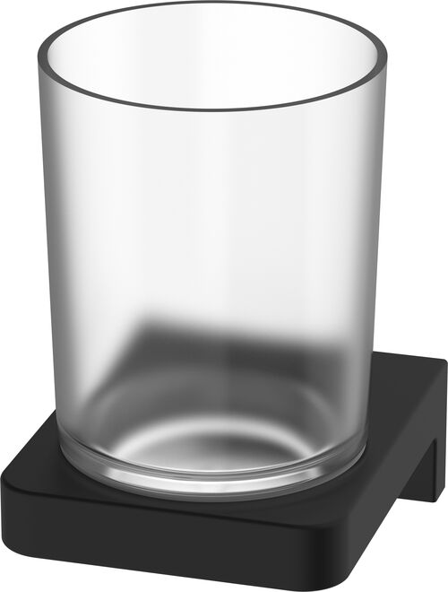 Porte-verre Alterna direta noir mat