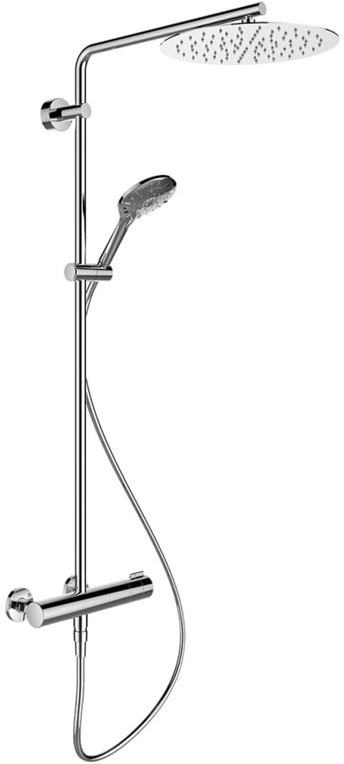 Duschsystem Laufen Twinplus Verchromt