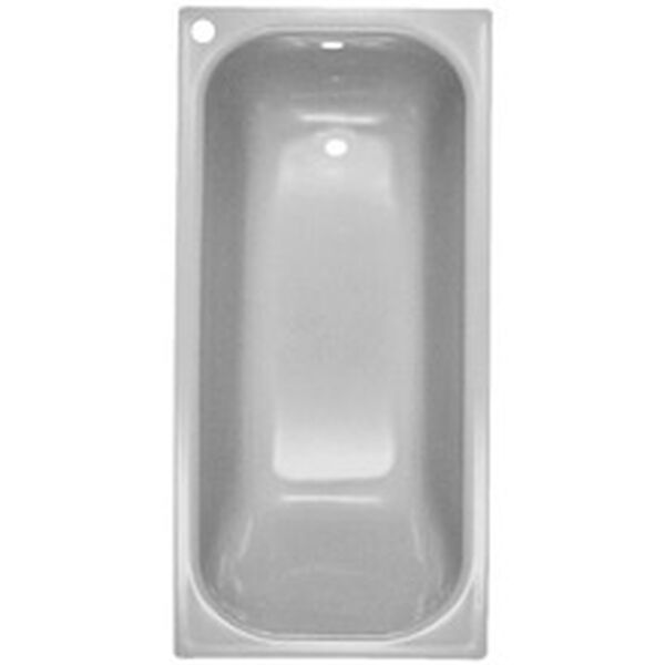 Baignoire Schmidlin Norm Classic avec trou blanc Cleaneffekt image number 0