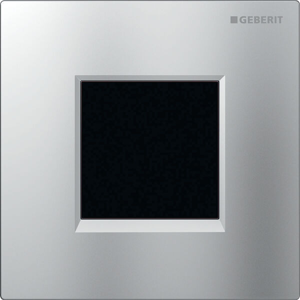 Commande urinoir Geberit Typ20 square Chrom&eacute; mat image number 0