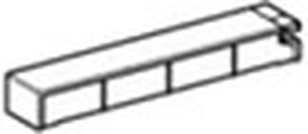 Coperchio della cassetta di risciacquamento Geberit per modulo Monolith (243.440.TA.1) image number 0