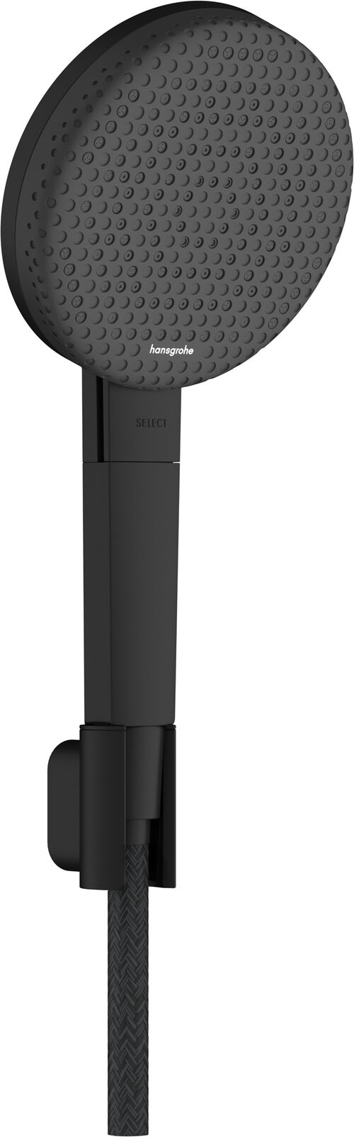 Handbrausegarnitur Hansgrohe Raindance Alive Select S EcoSmart Schwarz matt