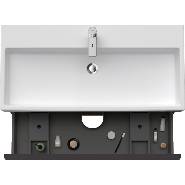 Armadio sottolavabo Duravit D-Neo noce scuro image number 4