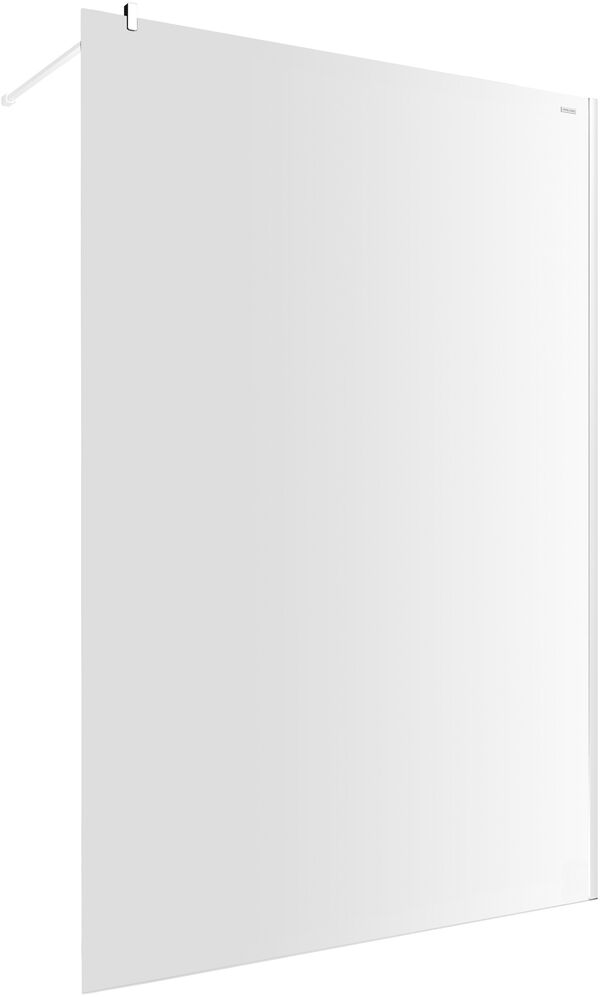 Paroi latérale à pose libre Duscholux Bella Vita 3 Walk-in Blanc mat Verre clair CareTec Pro image number 0