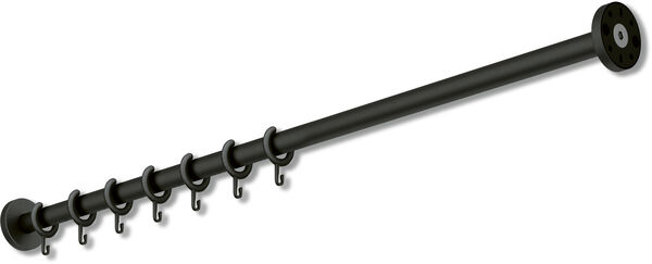 Vorhangstange Hewi 900 schwarz matt image number 0
