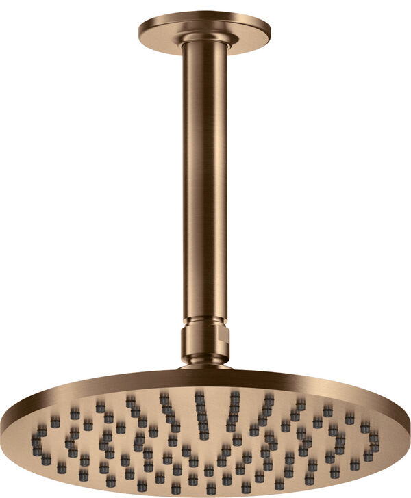 Pomme de douche avec effet pluie Gessi Inciso ½" Copper brushed image number 0