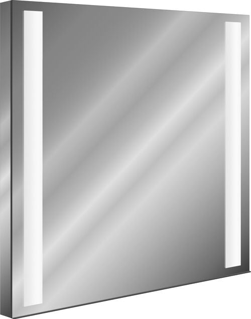 Armadio a specchio Sidler Sidelight UP Argento eloxato