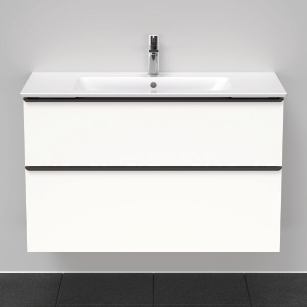 Armadio sottolavabo Duravit D-Neo bianco opaco image number 2