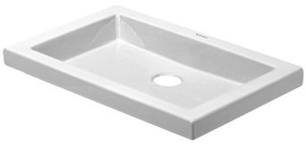 Lavabo &agrave; poser 2nd floor 58 x 41.5 cm Blanc image number 0