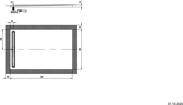 Duschenfläche Kaldewei Nexsys weiss Gleitschutz Invisible Grip image number 1