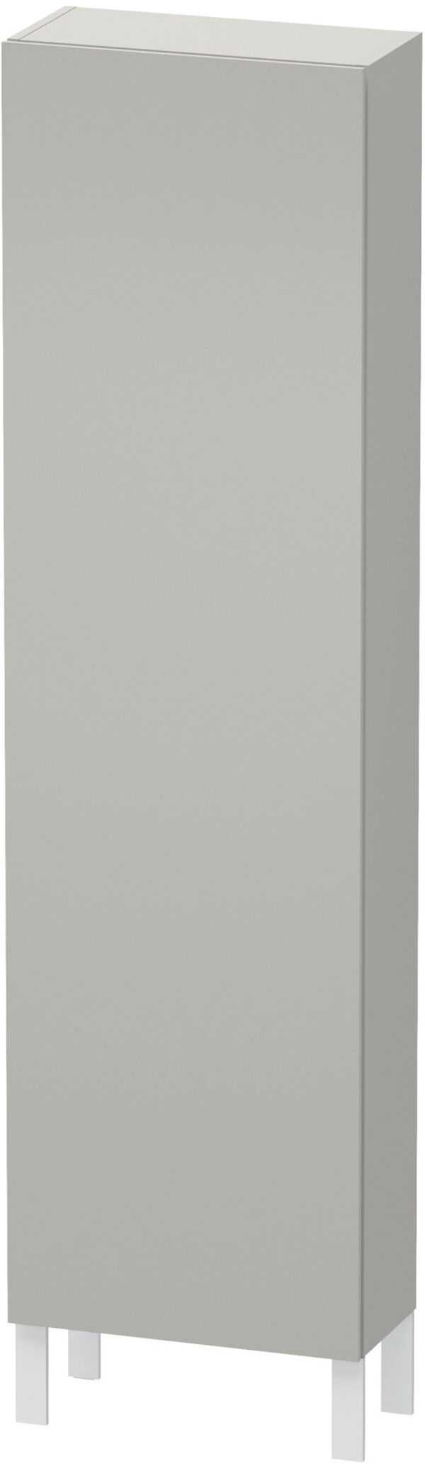 Armoire haute L-Cube Gris b&eacute;ton mat image number 0