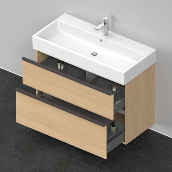 Armadio sottolavabo Duravit D-Neo rovere naturale image number 3