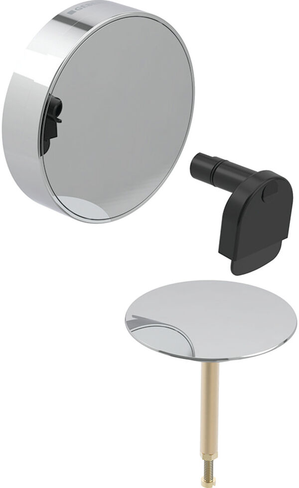 Set d'écoulement et trop-plein Geberit Split Chromé image number 0