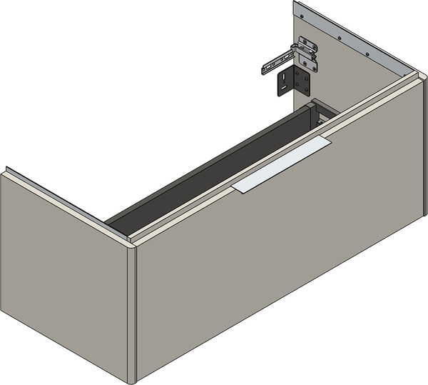 Meuble sous-lavabo Alterna pro S Walnut predazzo image number 0