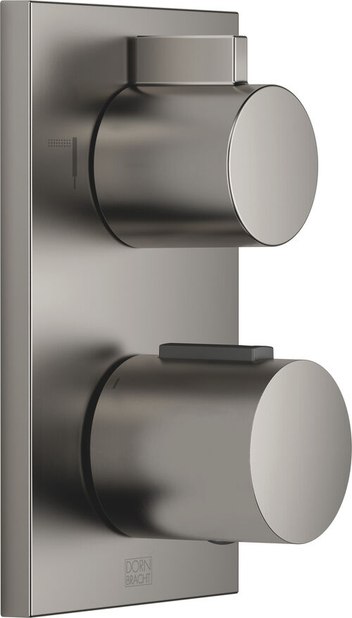 M&eacute;langeur thermostatique set de montage final Doornbracht Dark platine mat