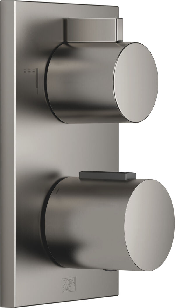 M&eacute;langeur thermostatique set de montage final Doornbracht Dark platine mat image number 0