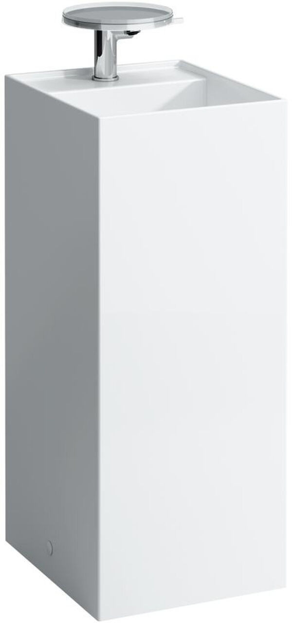 Lavabo Laufen Kartell modello d'appoggio, a posa libera, 37,5 x 43,5 cm altezza 90 cm, senza image number 0