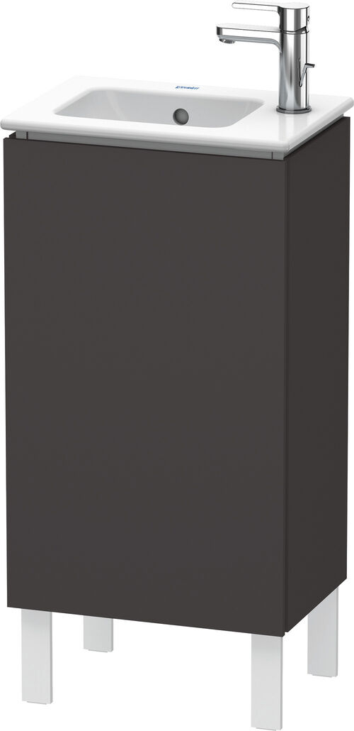 Meuble sous-lavabo L-Cube Graphite super mat