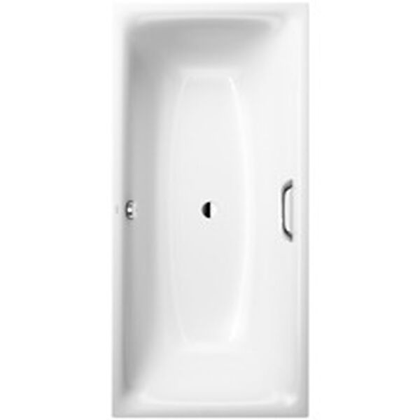 Vasca da bagno Kaldewei Silenio-maniglie, 190 x 90 cm, profondit&agrave; 43,5 cm, in acciaio, isolazione image number 0