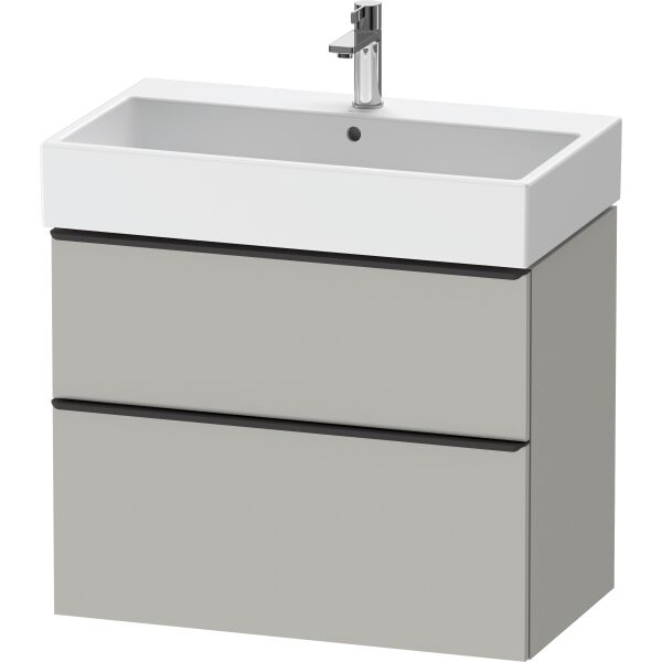 Armadio sottolavabo Duravit D-Neo grigio cemento opaco image number 1