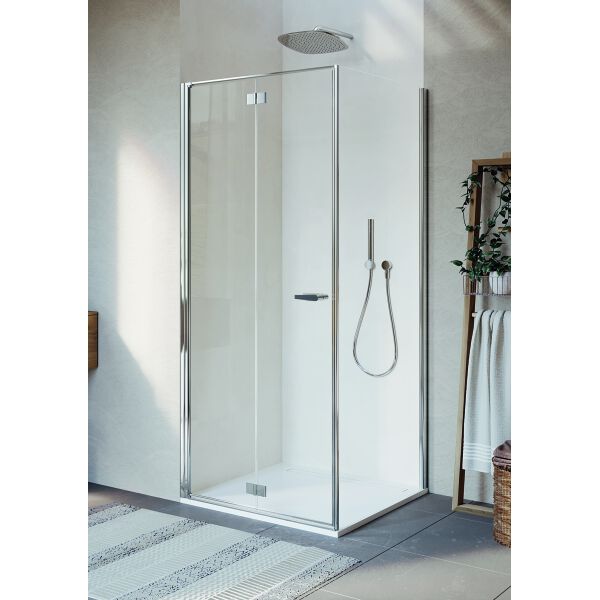Falt-Pendeltüre Duka Multi-S 4000 new Silbereloxiert Echtglas klar ProCare image number 1