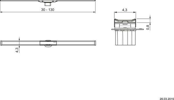 Duschrinne Geberit CleanLine20 image number 1
