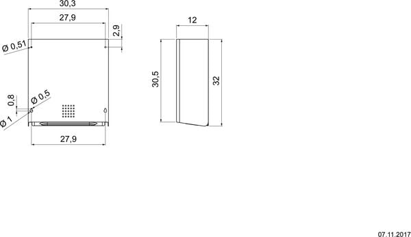 Papierhandtuchspender Proox Snowfall Weiss image number 1