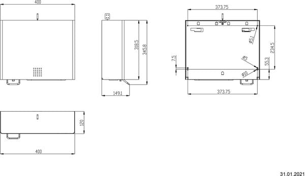 Spenderkombination Proox Snowfall Weiss image number 1