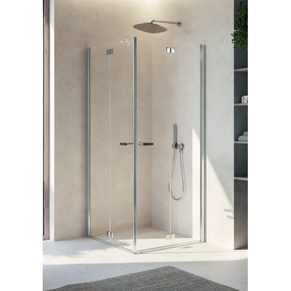 Falt-Pendelt&uuml;re Duka Multi-S 4000 new, Bodenmontage Silbereloxiert Echtglas klar ProCare image number 1