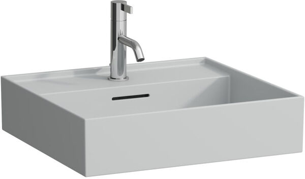 Lavabo d'appoggio Laufen Kartell, 50 x 46 cm altezza 12 cm con foro per rubi image number 0